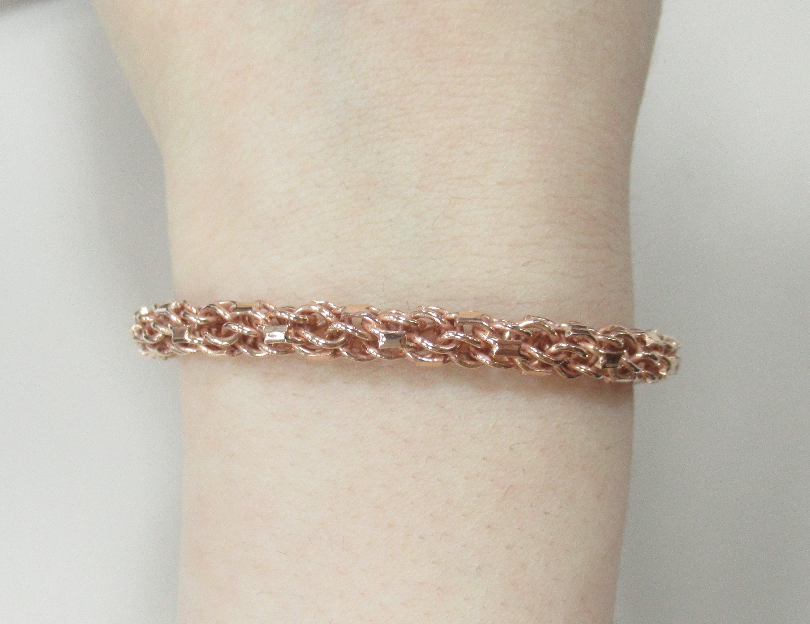 Серебряный браслет плетение "Анаконда"